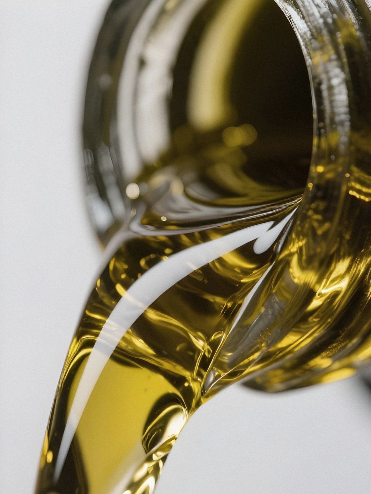 Olie wordt ingeschonken