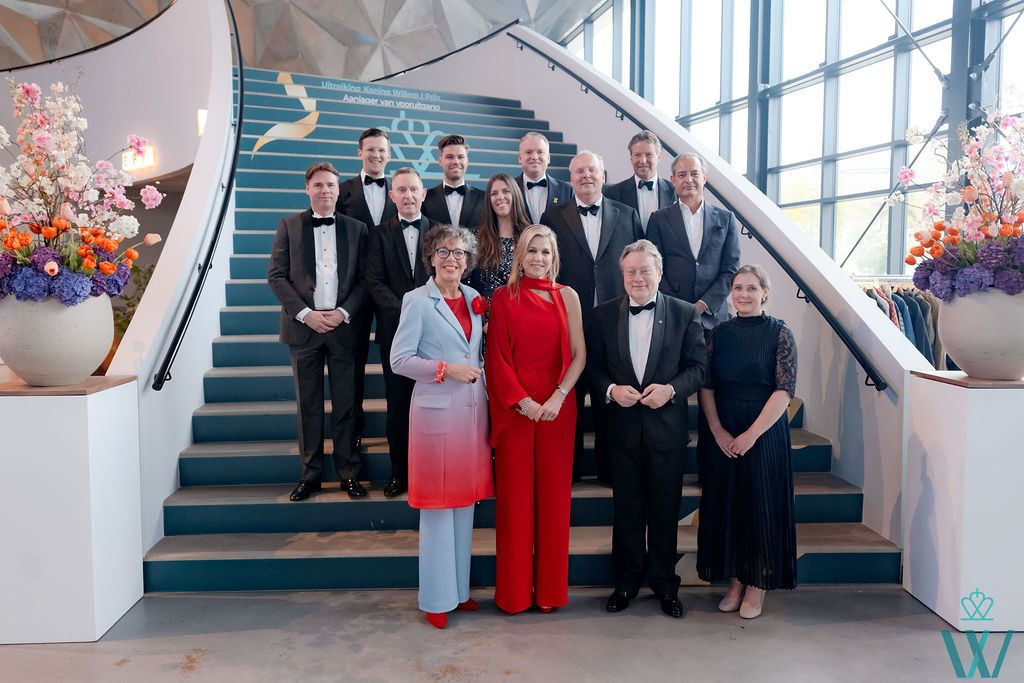 Finalisten Koning Willem I Prijs met Koningin Maxima