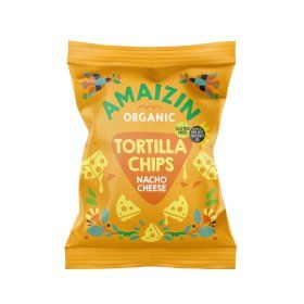 Amaizin Nacho corn chips org. 10x150gr